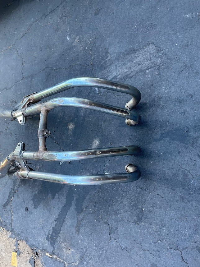 198082 Honda CB900c Custom CB OEM 4 into 4 Exhaust complete. CB900