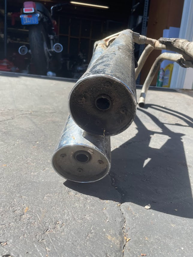 1980-82 Honda CB900c Custom CB OEM 4 into 4 Exhaust - complete. CB900 C