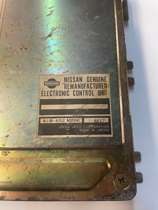 1986 Nissan 300ZX Z31 Engine Control Module ECU 3.0L V6 NON-Turbo MT A18-652 M26K